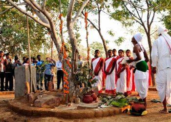 Tribes Of India - Worshipping ‘Sarna’ or Sal tree