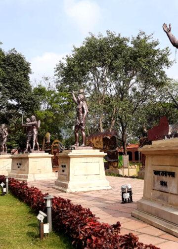 The Indian Tribal News, Freedom Statues of Jharkhand’s tribal freedom fighters on display at Birsa Munda Museum and Memorial Park