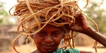 A Mankidia tribeswoman