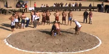 Tribal Sports | Inbuan Wrestling Mizoram tribal game