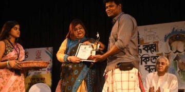 The Indian Tribal - Odisha Films - Deepak Besra Receiving Award For Mohot