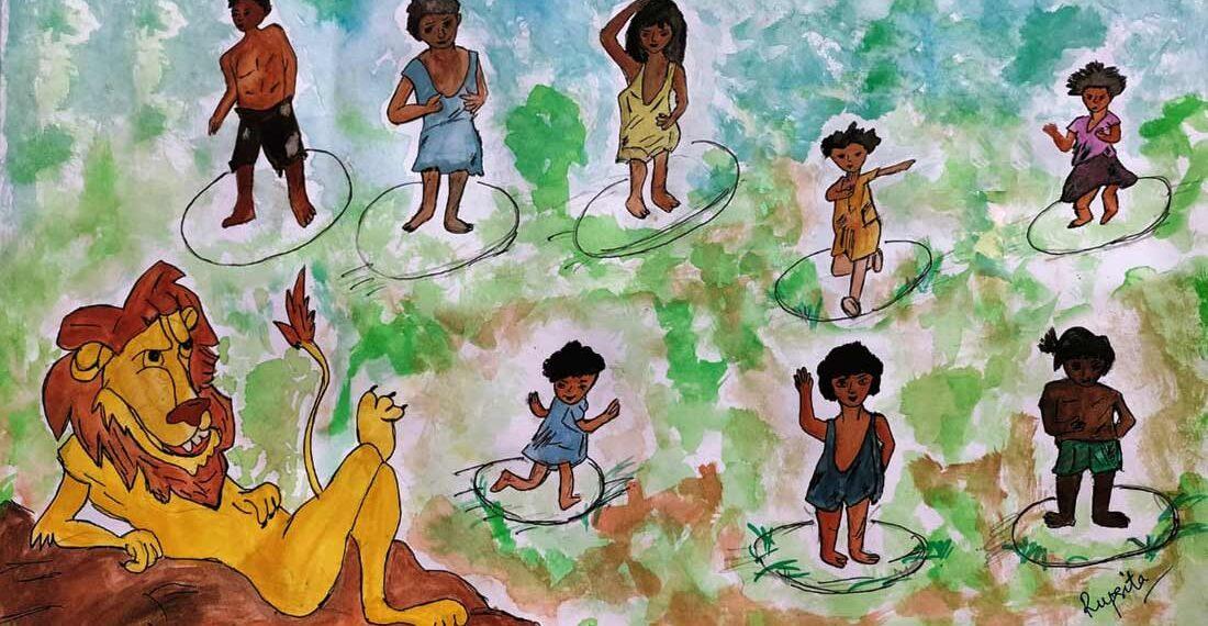 The Indian Tribal Sports - Unique Tribal game | अनोखा जनजातीय खेल भूखा शेर