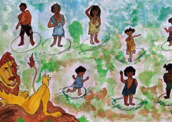 The Indian Tribal Sports - Unique Tribal game | अनोखा जनजातीय खेल भूखा शेर