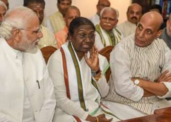 President Droupadi Murmu, The Indian Tribal News Maharashtra | NDA presidential candidate Draupadi Murmu during filing of her nomination