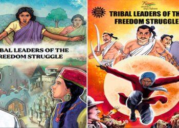 Ministry of Culture releases the third Comic book on stories of 20 Tribal Freedom Fighters