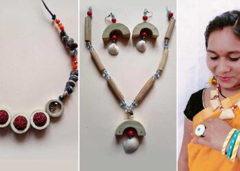 The Indian Tribal | Bamboo jewellery, which is very popular in urban areas.