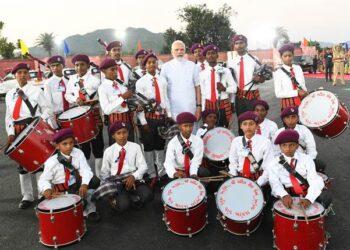 The Indian Tribal News | Musical Band Of Tribal Children With The PM