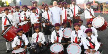 The Indian Tribal News | Musical Band Of Tribal Children With The PM