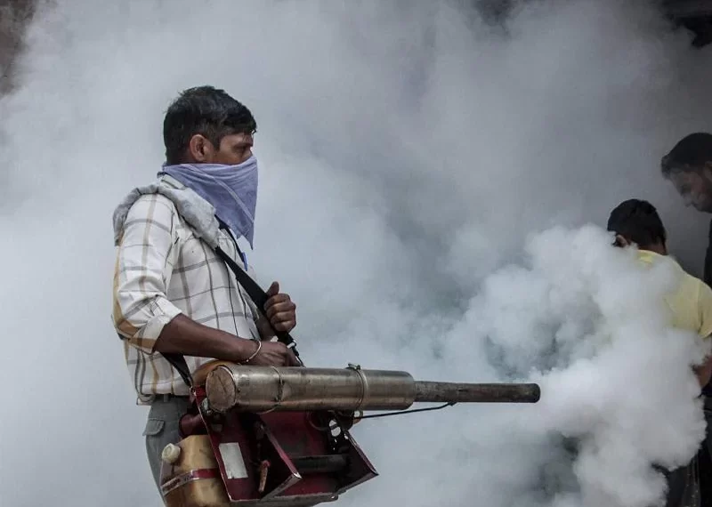 A Fogging Exercise Underway