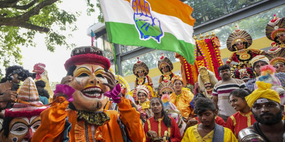 Congress Workers Celebrate Win In Karnataka Polls