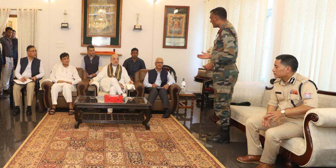 The Home Minister Took Stock Of The Security Situation With Senior Officials
