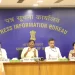 Tribal Affairs Minister Arjun Munda addressing media persons on 9 years of his Ministry's performance