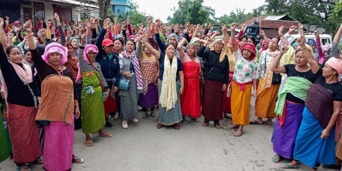 Women Protesting Army Operations in Manipur
