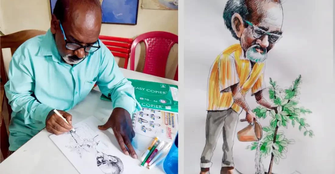 Tribal Cartoonist from Odisha