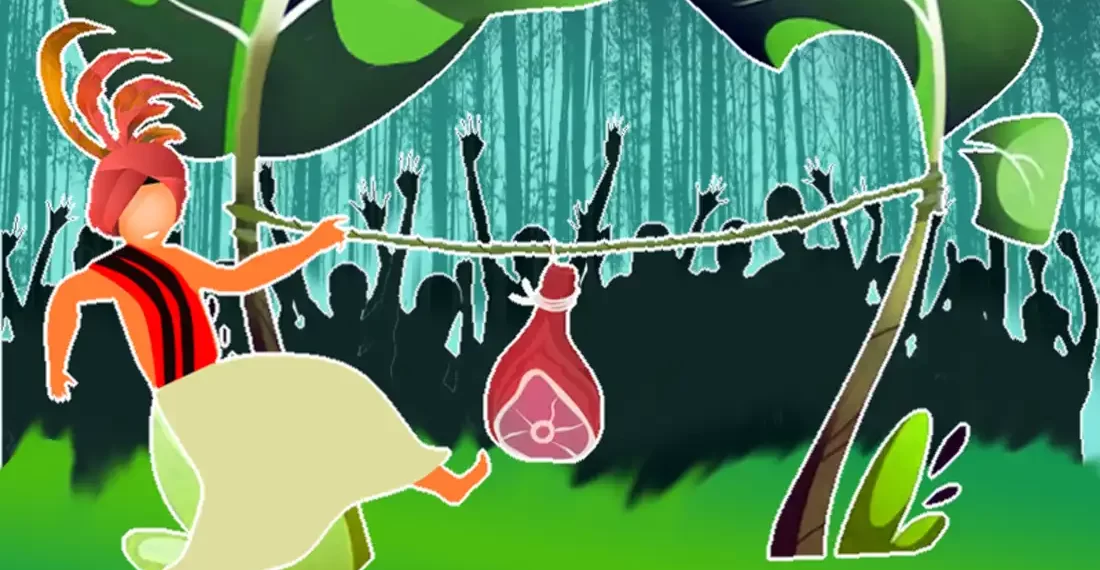 लगभग 400 साल पहले इस स्वदेशी खेल की उत्पत्ति मानी जाती है (इलस्ट्रेशन - राजेश महंती)