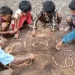The Indian Tribal | Children learning counting through stones