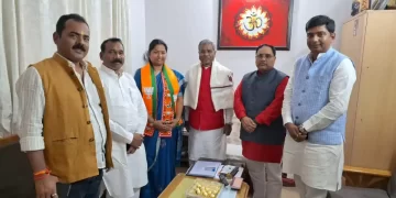 State BJP president Babulal Marandi Inducted Geeta Koda Into The BJP | The Indian Tribal