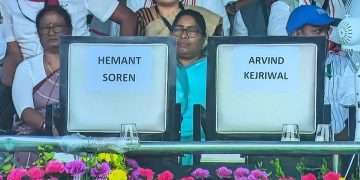 Jailed Hemant, Kejriwal Gain Centrestage At INDIA Bloc’s Ulgulan Nyay Maharally