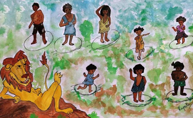 The Indian Tribal Sports - Unique Tribal game | अनोखा जनजातीय खेल भूखा शेर